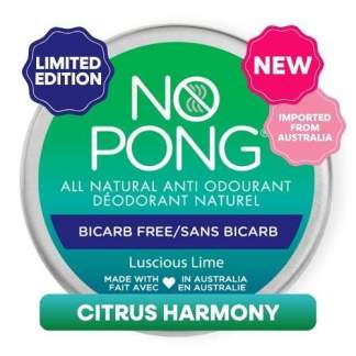 No Pong Luscious Lime Bicarb Free 35g tin